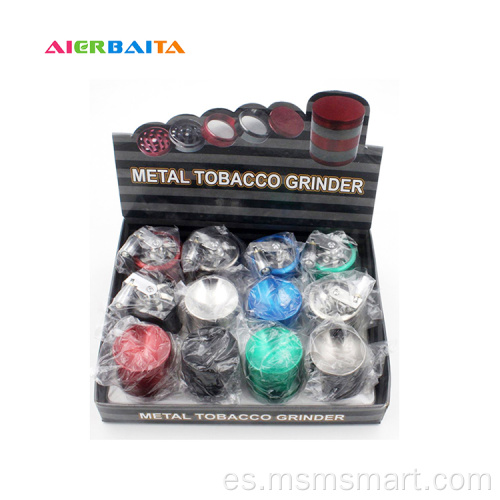 Amoladora de la hierba de la hierba del tubo que fuma del tabaco del metal